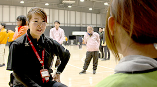 佐々木ゆみさん（東京都障害者スポーツ協会）