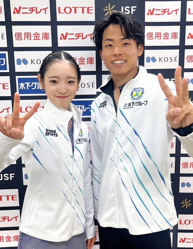 長岡 柚奈 Yuna NAGAOKA ／ 森口 澄士 Sumitada MORIGUCHI