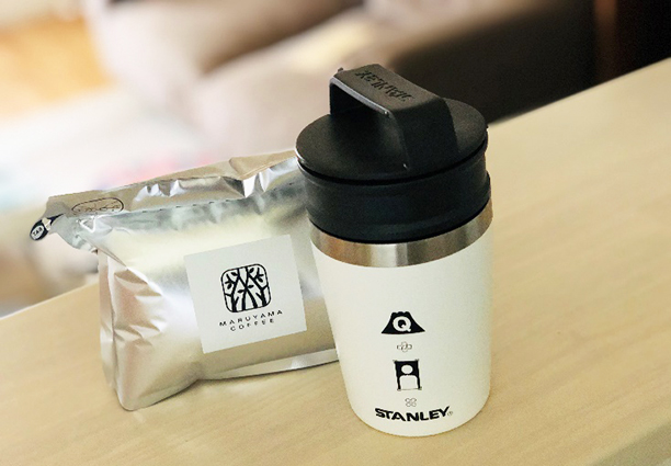 最近愛用中のタンブラーといつものコーヒー豆です!