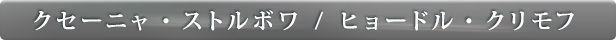クセーニァ・ストルボワ&ヒョードル・クリモフ