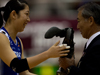 東レアローズ・荒木絵里香選手／Vリーグ機構・木村憲治会長
