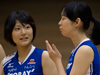 東レアローズ・宮田由佳里選手、田代佳奈美選手、高田ありさ選手