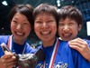 久光・石井優希（左）、野本梨佳＆長岡望悠