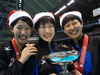久光・石井優希（左）、長岡望悠＆野本梨佳